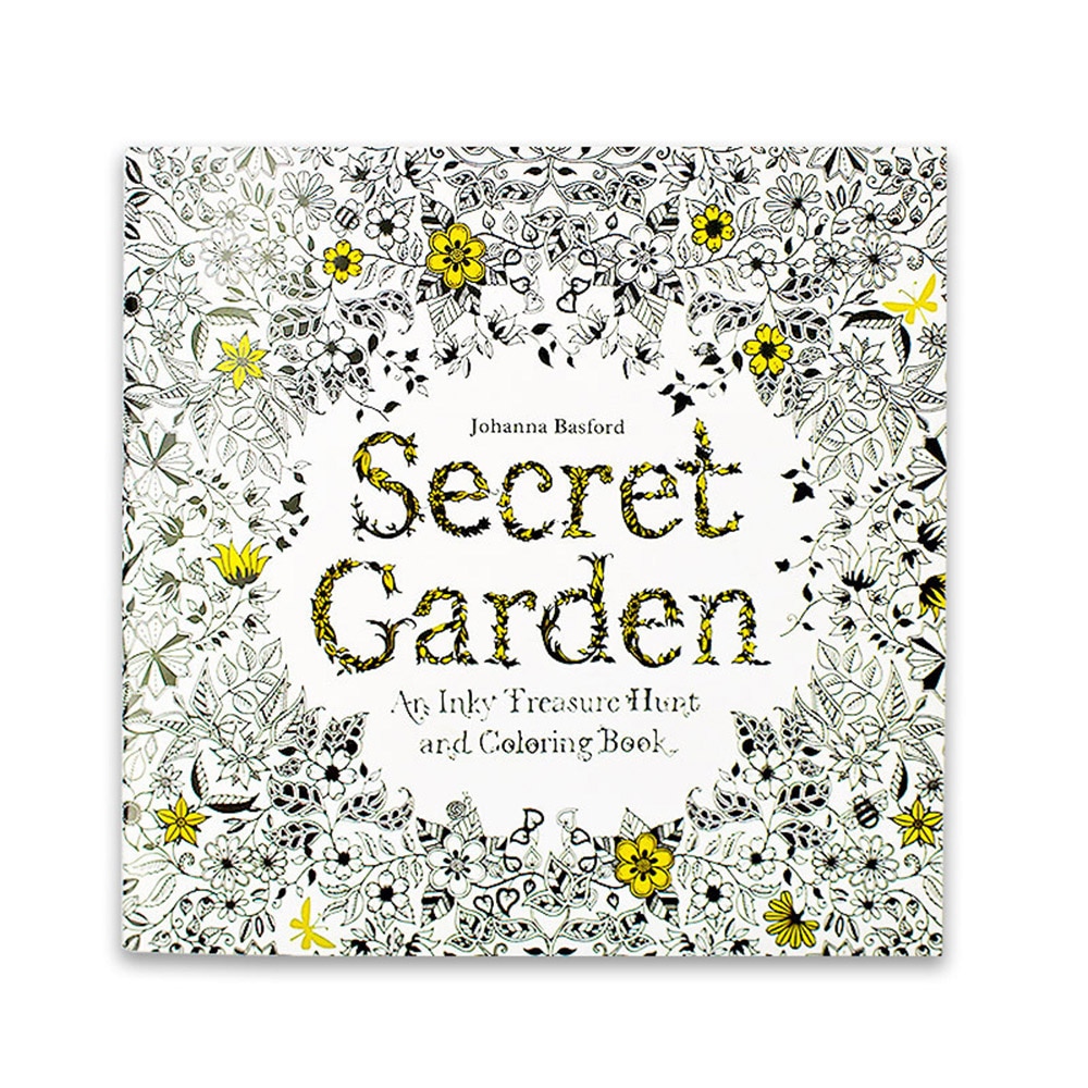 Color Pencil Coloring book Pupils Children's Graffiti Drawing Book Picture Book Hand-Painted: Garden