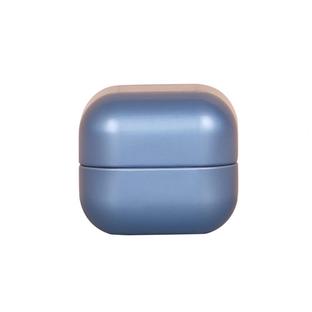 Iron Empty Tea Tin Mini Empty Loose Herbal Storage Box with Lid Space-saving Tea Bucket Storage Bin Tea Box коробка для чая: Blue