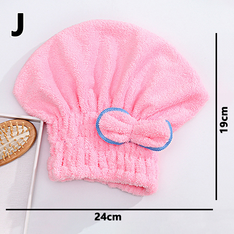 Microvezel Quick Haardrooginrichtingen Bad Spa Strik Wrap Handdoek Hat Cap Voor Bad Badkamer Accessoires: WHITE