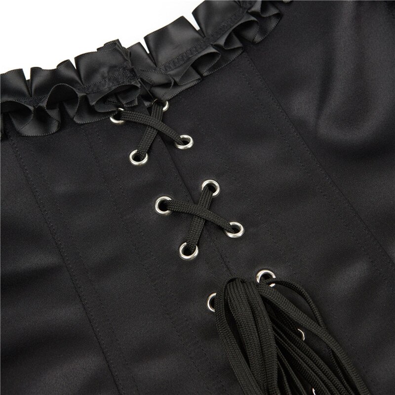 Corset grande taille, Costumes Burlesque, à lacets, bustier et Corsets, bretelles, manches, Vintage, Sexy