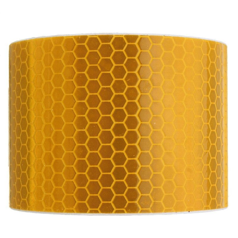 2pcs 5cm x 3 Meter Tape Warning Tape Reflector Tape Security Tape - Orange & Red