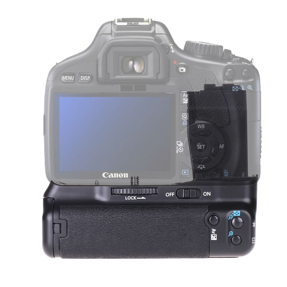 Battery Grip Holder for Canon 550D 600D 650D 700D Rebel T2i T3i T4i T5i Camera