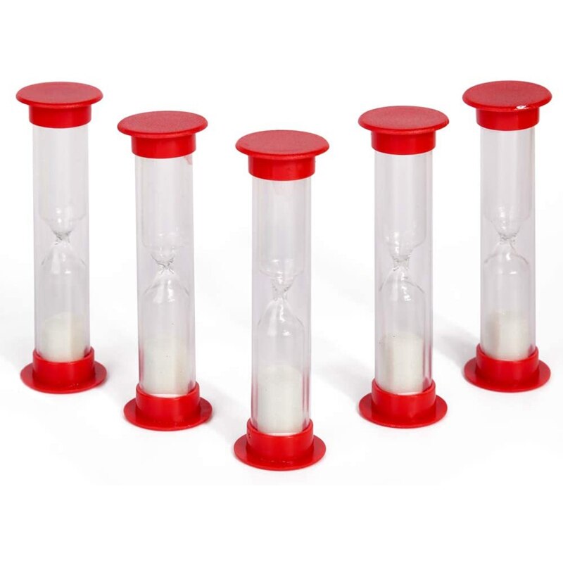 30 Sec Zand Timer Zandloper Zandloper Klok Countdown Bulk Speelgoed Set Timers Kids Games Pack Van 20 (Wit Zand)