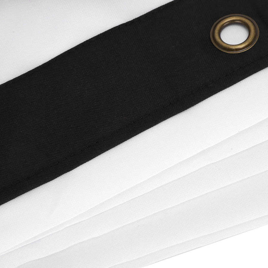 Projection screen 100 inches portable foldable soft projection curtain for indoor and outdoor use 16: 9/4: 3 projection screen