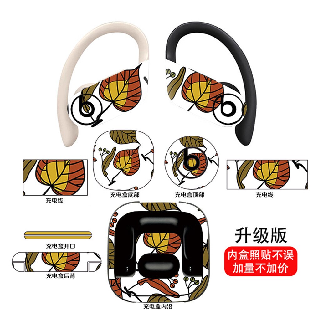 Voor Powerbeats Pro Skin Sticker -Ultra Dunne Decal Bescherming Voor Powerbeats Pro: BeatsPro-0153