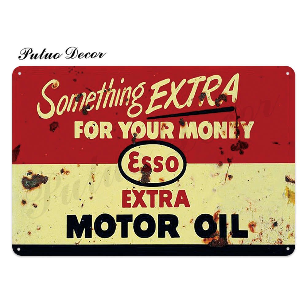 Mobil Tin Sign Metal Sign Plaque Metal Vintage Garage Decor Tin Posters Bar Pub Man Cave Decoration: TH1372