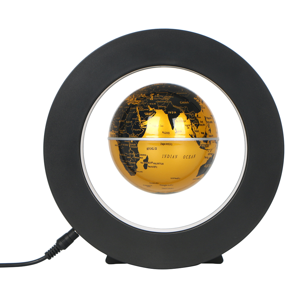 Globus Welt Karte 3,5 Zoll Magnetic Levitation Schwimm Tellurion Globus Welt Karte Anti Schwerkraft mit LED Licht Kreative