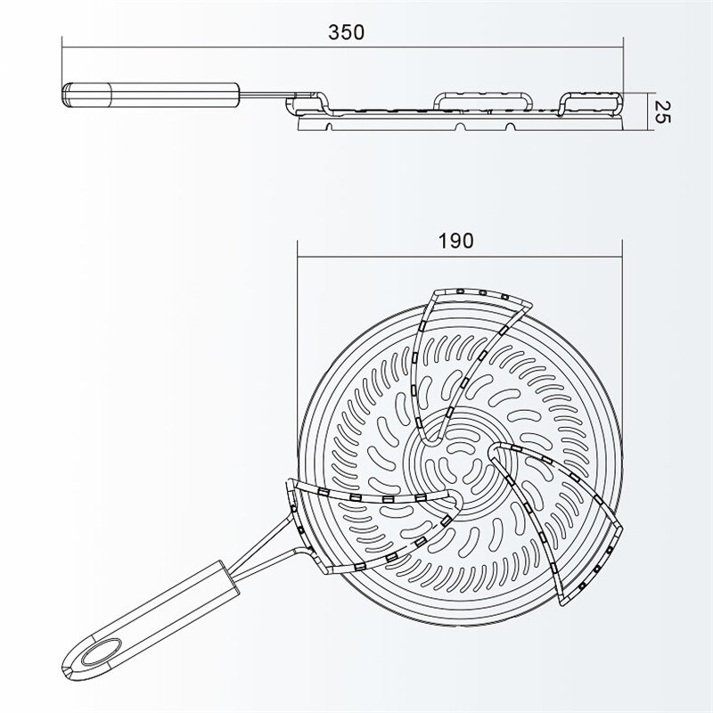 Enamel Heat Diffuser Distributer with Handle Gas Stovetop Reducer Plate Flame Guard for Simmering Pot Holder Heat Insulation Pad