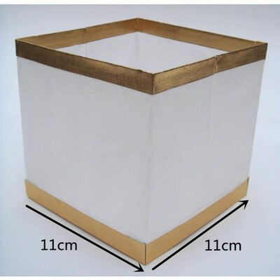 10pcs Paper square floating water lantern with candle Water Light Paper Lanterns for birtyday wedding party decoration: 11cm x 11cm