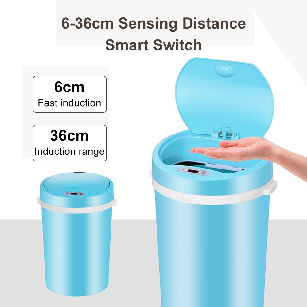 16L Automatic Induction Trash Can Touchless Smart Infrared Motion Sensor Rubbish Waste Bin Eco-friendly Waste Garbage Bin