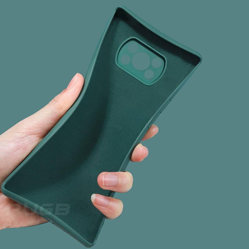 Nowy pokrowiec na telefon do Xiaomi Poco X3 Nfc M3 F2 Pro globalny oryginalny miękki płynny silikonowy aparat ochronny tylne okładki