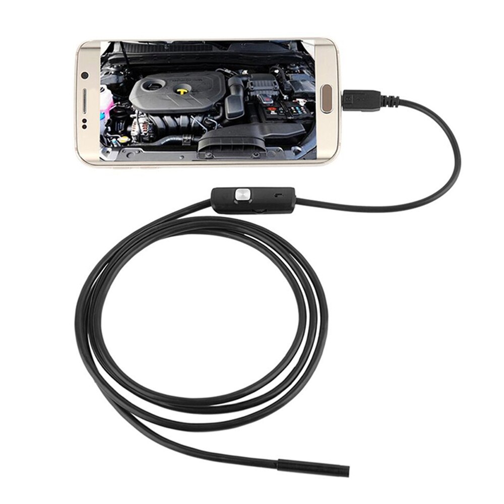 7mm Mini USB Endoscope Camera Waterproof HD Borescope Snake Inspection Tube Video Camera Adapter For Smartphone Computer