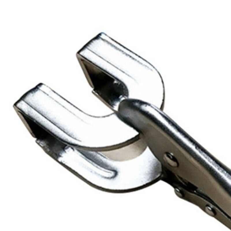 11Inch Steel Vice Vise Holding Welding Sheet Clamp Metal Grip Locking Pliers for Welding, Riveting, Grinding U-Shaped Pliers