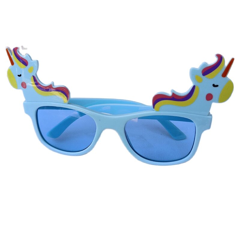 Unicorn Glasses Rainbow Unicornio Glasses Unicorn Girl Birthday Party Baby Shower Birthday Party Decor Kids Birthday UN01: blue 4