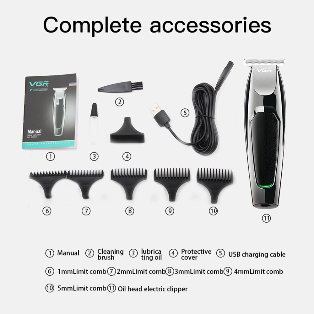 adjustable hair trimmer finishing fading blending hair clipper electric hair cutter beard trimer precision machine: Pink