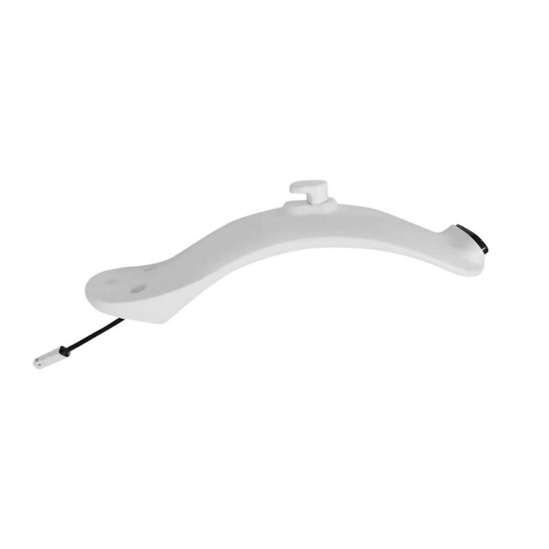 Aggiornato Splash Fender Short Ducktail per Xiaomi M365 Scooter parafango posteriore ala posteriore per Xiaomi M365 accessorio Scooter: white hook taillight