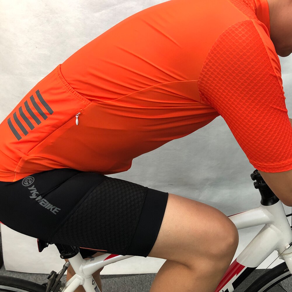 Ykywbike cykling bib shorts herre pro korea lycra åndbar cool 6 timers tur cykel bib shorts bedste