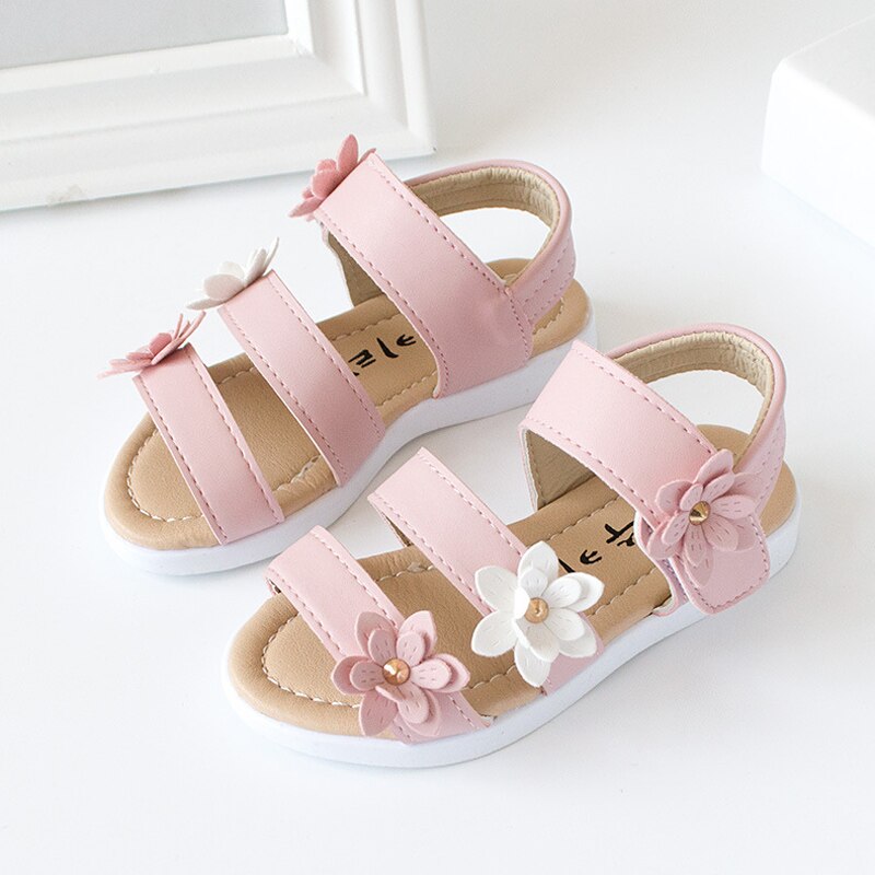 Blume Kinder Sandalen Sommer Strand Kinder Casual Schuhe Nette Heiße Verkäufe Freizeit Mädchen Turnschuhe Kleinkinder
