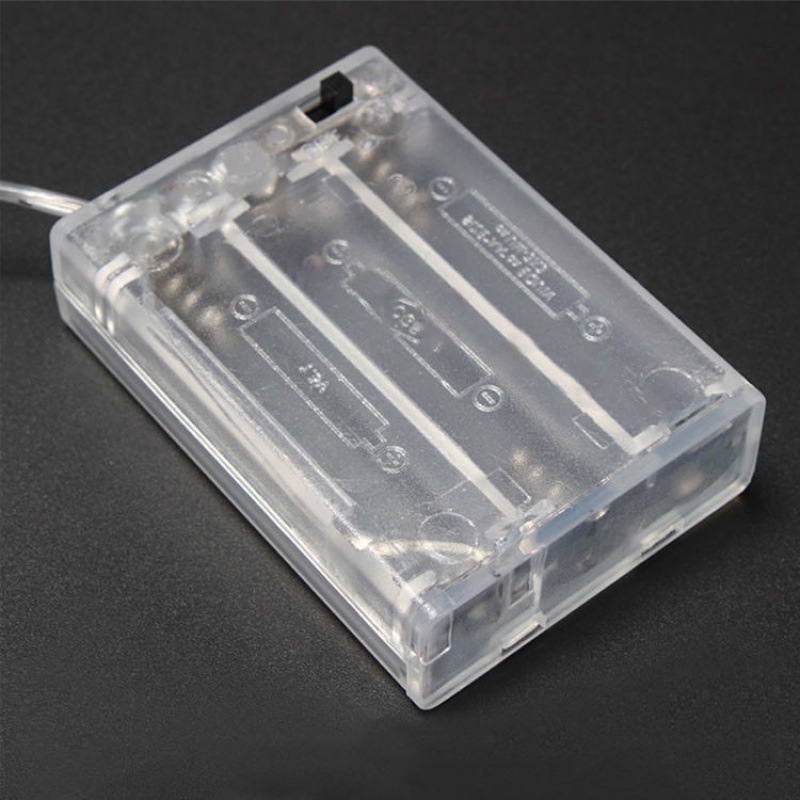 Transparent 2AA/3AA/4AA Batterie Halter AA Batterie Box Mit Schalter Neue AA Batterie Fall Mit Linie 3v 4,5 v 6v AA Batterien Box: Blau