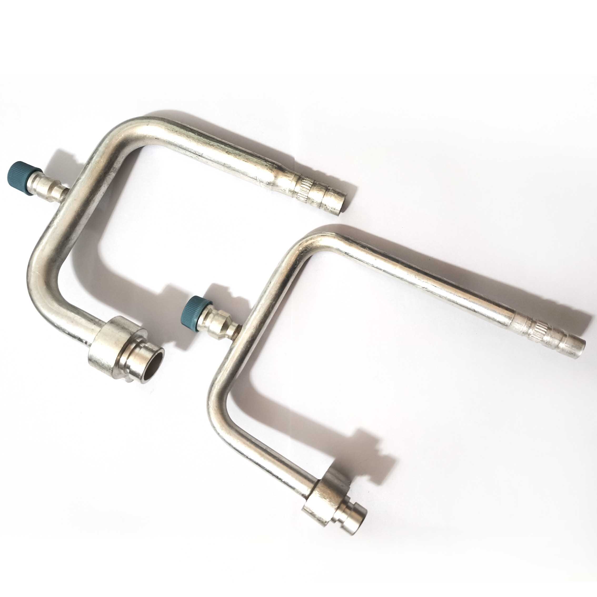 1Pair Hitachi Excavator Air Conditioner Compressor High and Low Pressure Pipe Joint Auto AC Pipe Hoses Fittings