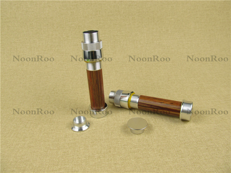 30g Fly Reel Seat Aluminum +wood Fishing rod Reel Seat 16#-Fishing Rod building reel seat DIY