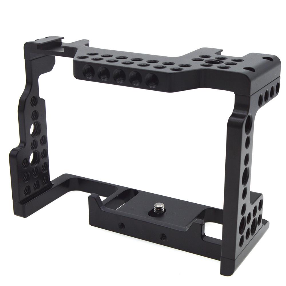 Aluminum Alloy DSLR Camera Cage Video Stabilizer for Sony A7II/A7III/A7SII/A7M3/A7RII Camera With Cold Shoe Mount