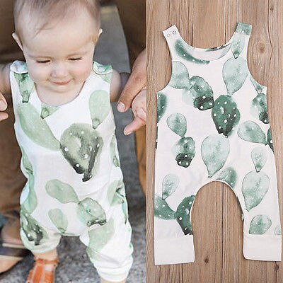 Leuke Baby Baby Meisje Jongen Cactus Romper Jumpsuit Outfit Playsuit Kleding Peuter Jongens Meisjes Print Rompertjes Casual