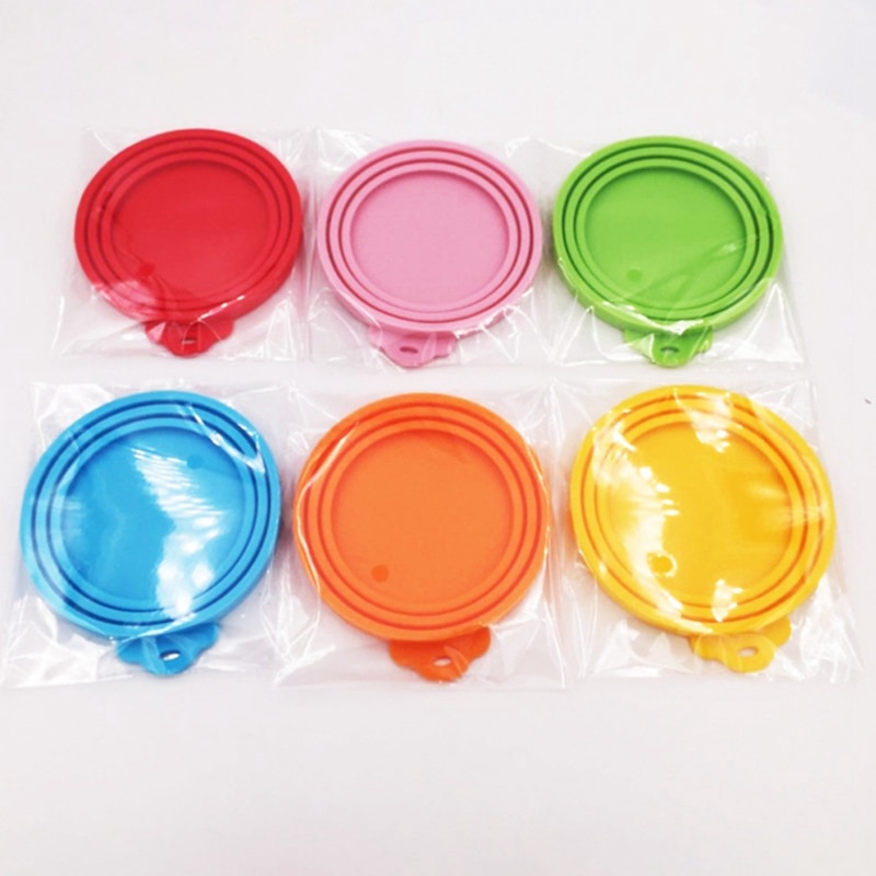 Dierenvoer blikken afsluitbaar siliconen blik deksel afgesloten voerbak hond kat opslag bovenkap herbruikbare deksel gezondheid huisdier dagelijkse benodigdheden