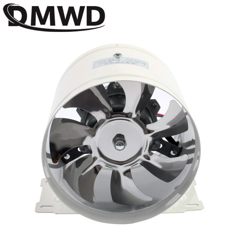 DMWD 6 Inch Mini Metal Exhaust Fan Duct Air Ventilator Extractor Kitchen Toilet Ceiling Bathroom 6'' Ventilation Blower Booster