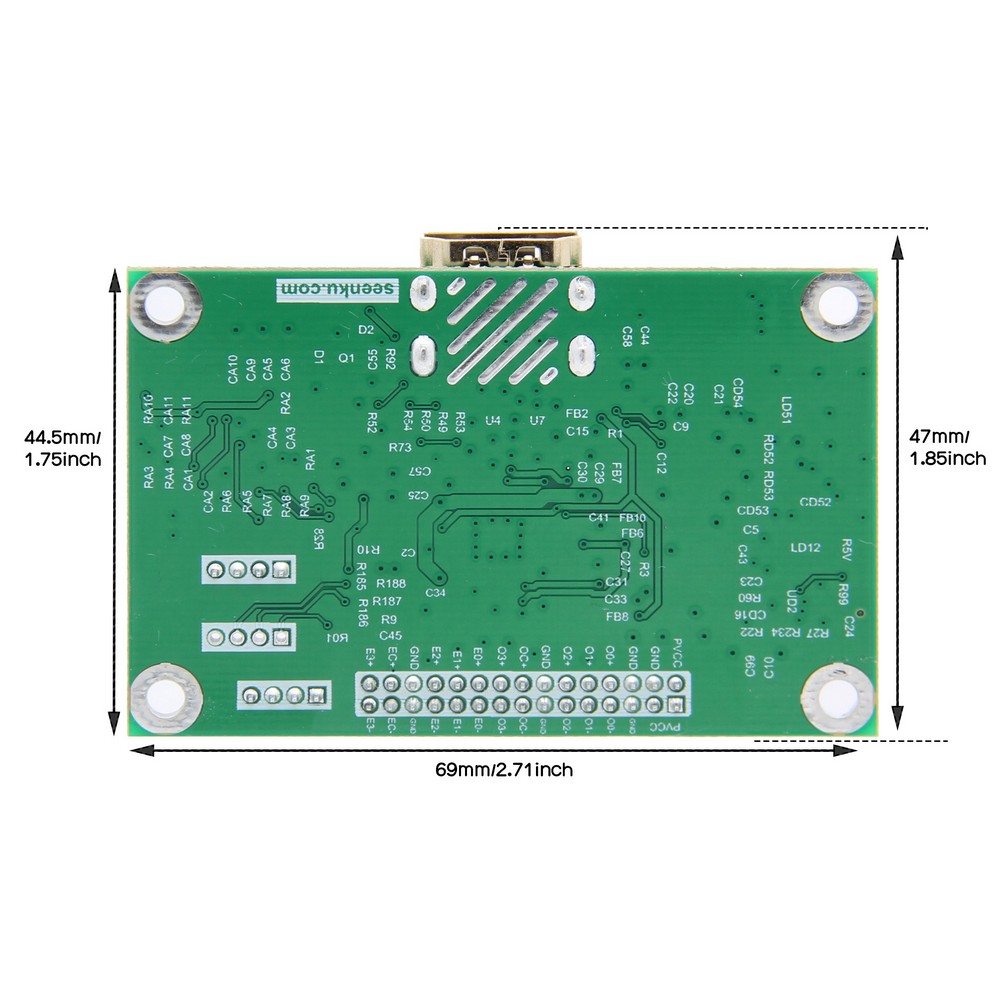 Carte pilote LVDS/convertisseur adaptateur LVDS vers HDMI, prend en charge la résolution 1080P