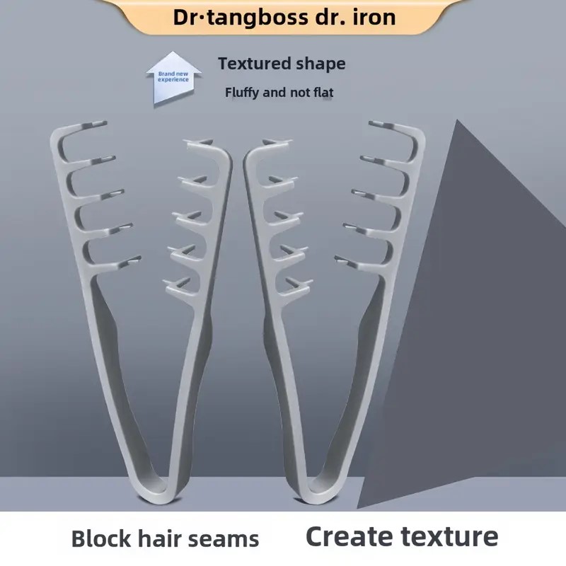 Volumizing Wide-Tooth Hair Styling Comb Curling Tools Fluffy Texture for Men Ideal for All Hair Types Hairstyling Tools