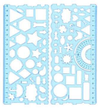 painting rule 2pcs Student with ruler ruler primar... – Grandado