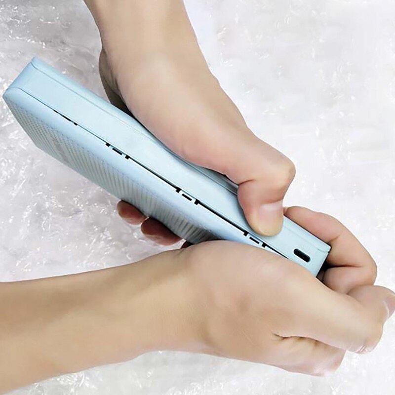 QC3.0 7X18650 Usb Type C Power Bank Batterij Lader Case Diy Box Shell 5V Power Houder Lcd 7*18650 Voor Mobiele Snel Opladen