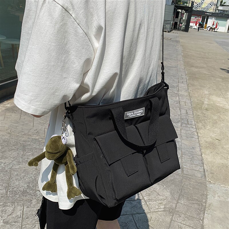 originale outillage sac sac de messager Couple de japonais en Nylon étudiant Simple sac à bandoulière sac à bandoulière décontracté