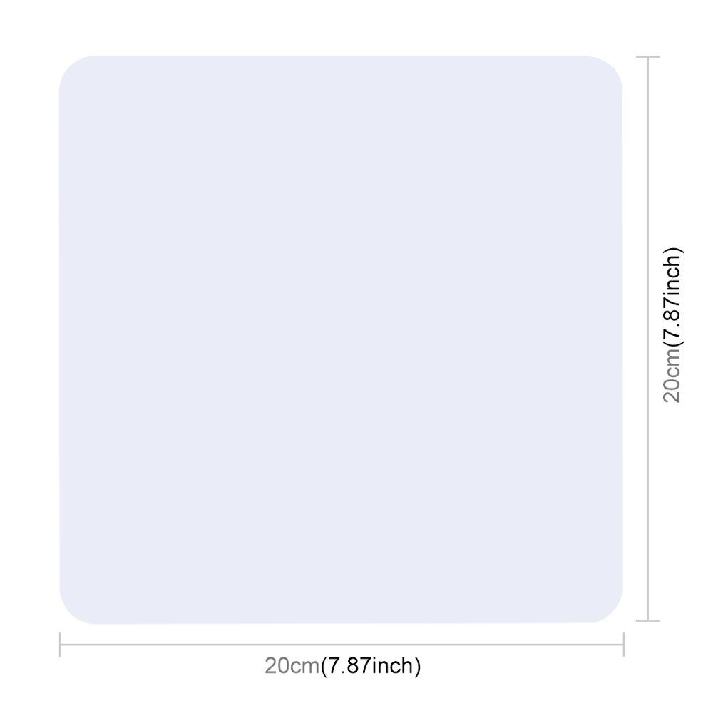 20/30/40CM Reflective Black White Acrylic Display Boards Tabletop Product Photography Reflective Matte Flat Finish Background: 20x20cm White Color