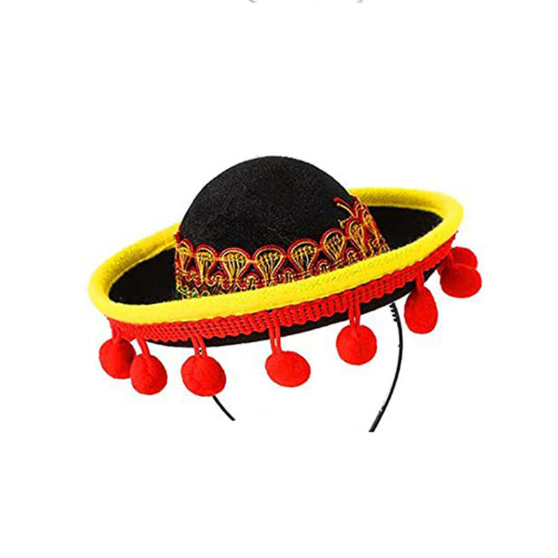 Chapéu de festa mexicano de aba larga colorido verão sombrero festa chapéu de sol engraçado chapéus de palha de halloween para homens acessórios femininos: CINZA