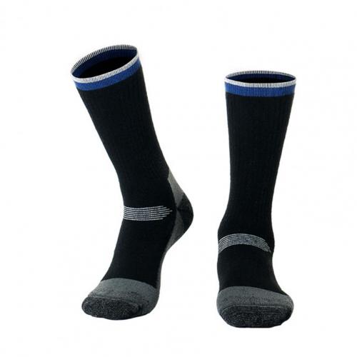 1 Pair Socks Women Men Faux Wool Soft Tube Socks Breathable Sweat-absorbent Casual Sports Snowboarding Skiing Long Socks: Black / XL