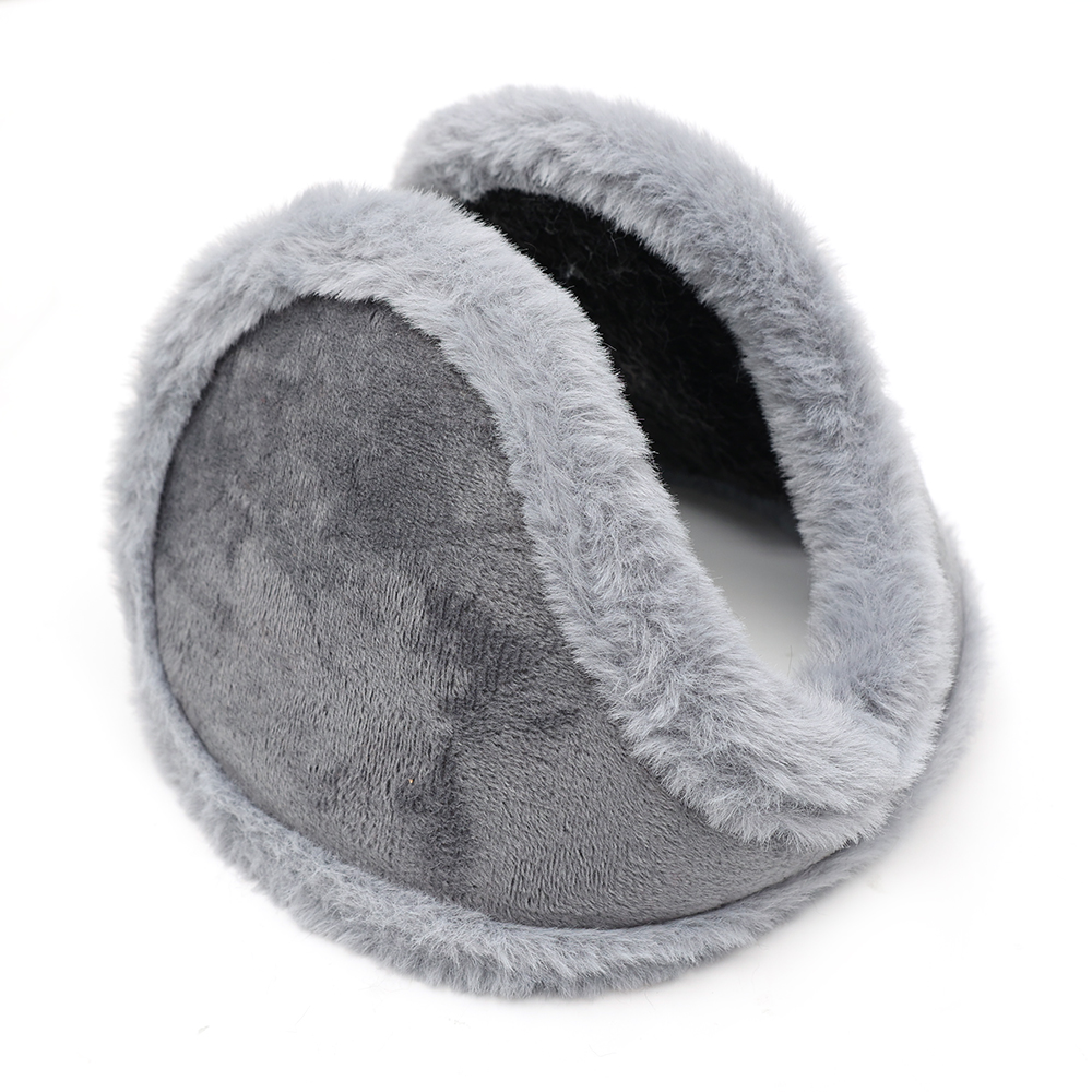 Soft Plush Earmuffs Winter Warm Unisex Thicken Ear Cover Protector Women Men Solid Color Ear Mask Warmer Outdoor Cycling Earflap: army green