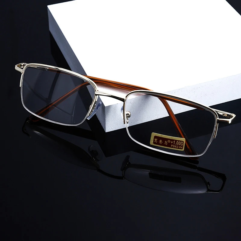 Gafas de lectura de cristal para hombre, gafas para presbicia 0,5 0,75 1,0 1,25 1,5 2,0 2,25 2,5 2,75 3,0 3,25 3,5 3,75 4,0 4,5 5,0 Unisex