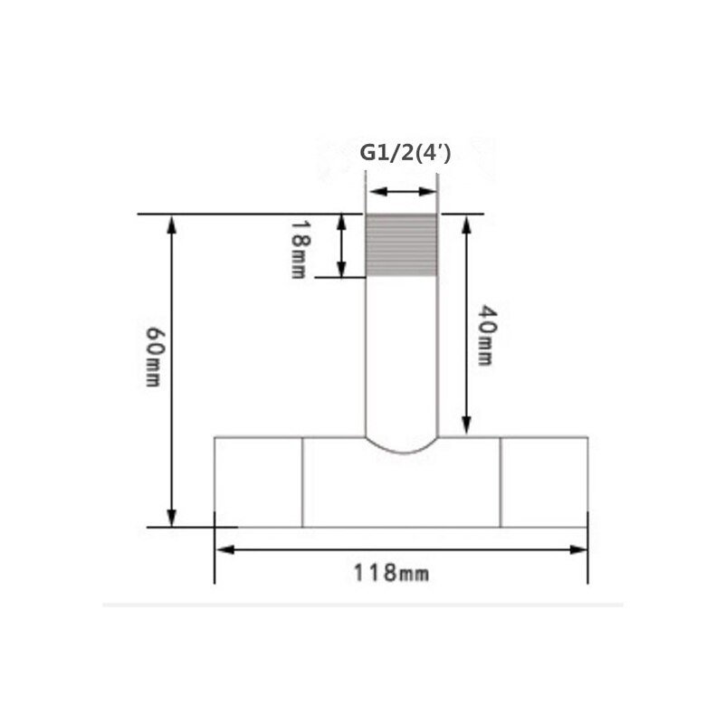 G1/2 Triangle Valve One Into Two Out Double Water Toilet Stop Valve Three-way Stainless Steel Double Control Angle Valve