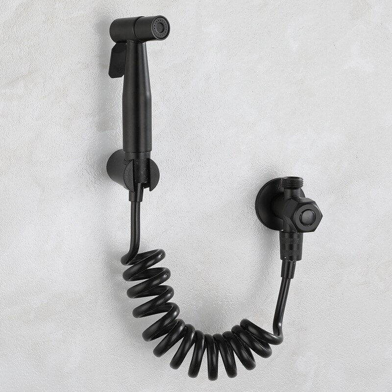 MTTUZK matowy czarny bidety prysznic robić łazienki bidet opryskiwacz robić toalety higieniczny prysznic bidet robić montażu ściennego bateria bidetowa