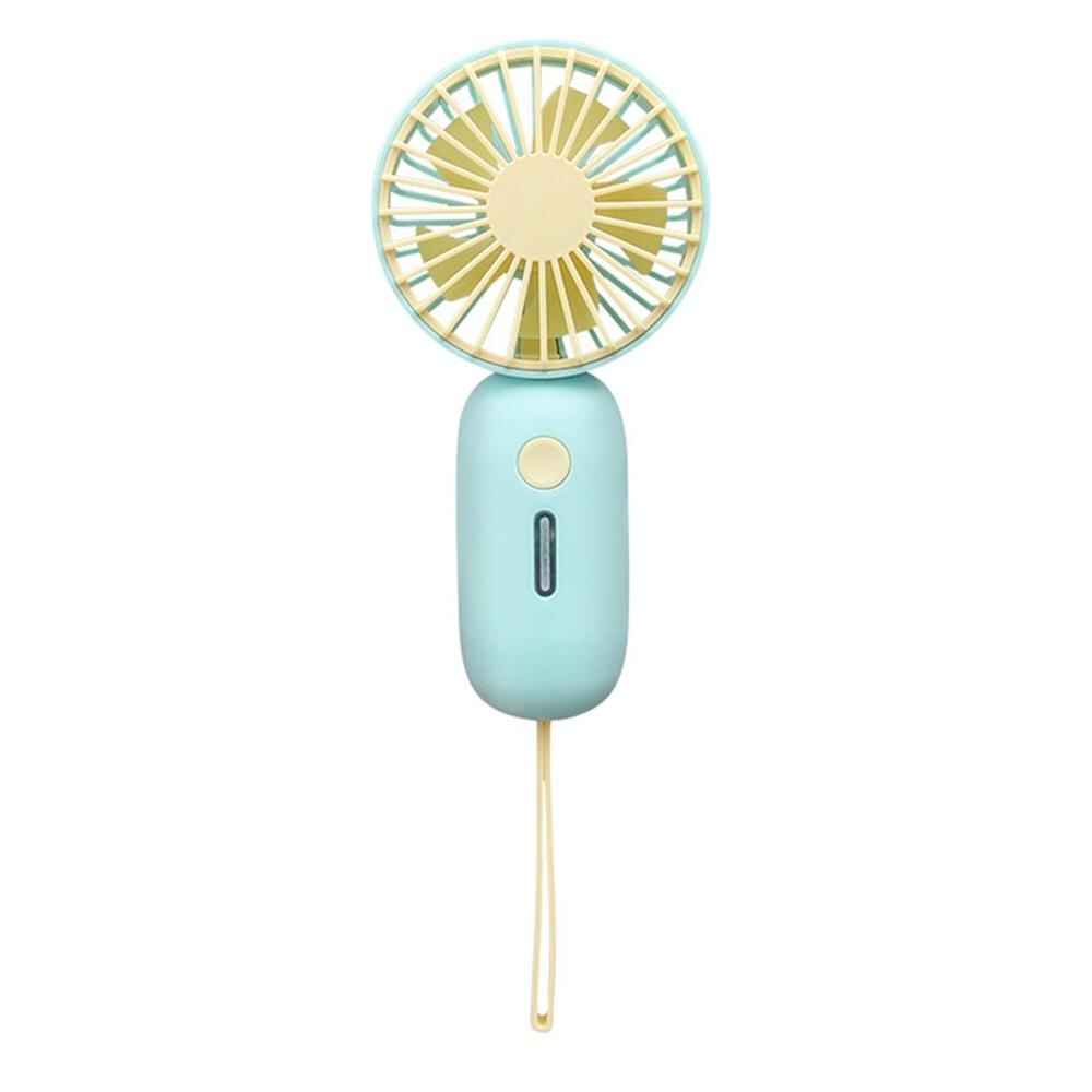 Hand Pressure Fan Mini Manual Fan Handheld Air Conditioner For Student Portable Student Cooling Toys: blue