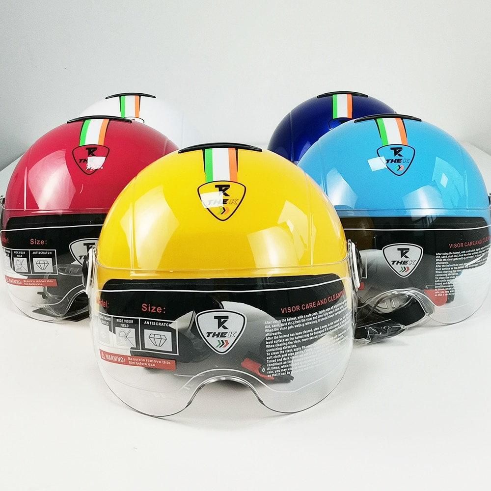 Motorcycle Helmet on a Scooter Chopper Bike Helmets Homologu Casco Motorcyclist Capacetes Motorbike ECE Bicycle Riding Helmets