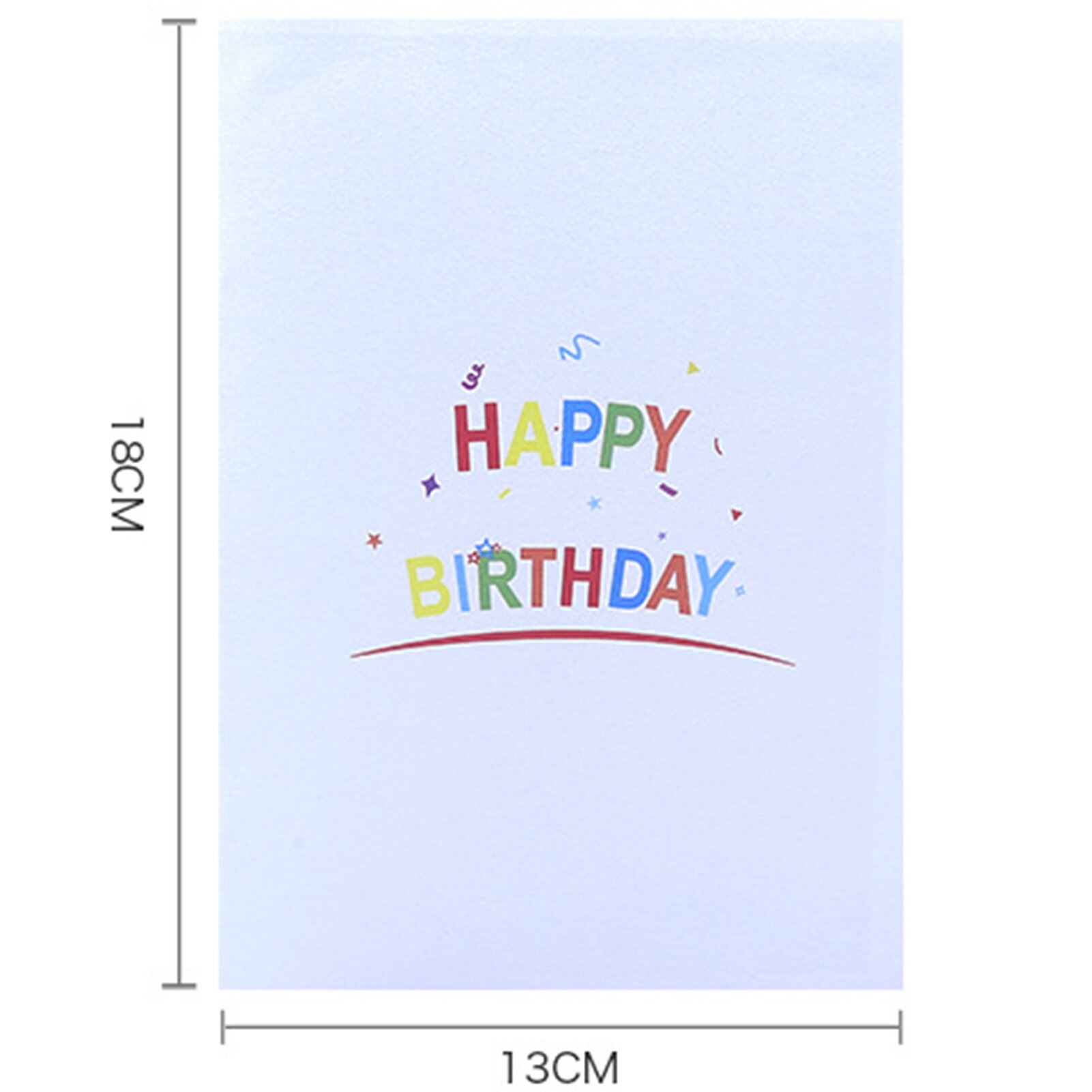 3D Pop-Up Cards HAPPY BIRTHDAY Greeting Cards Paper Sculpture DIY Handmade Greeting Invitation Card