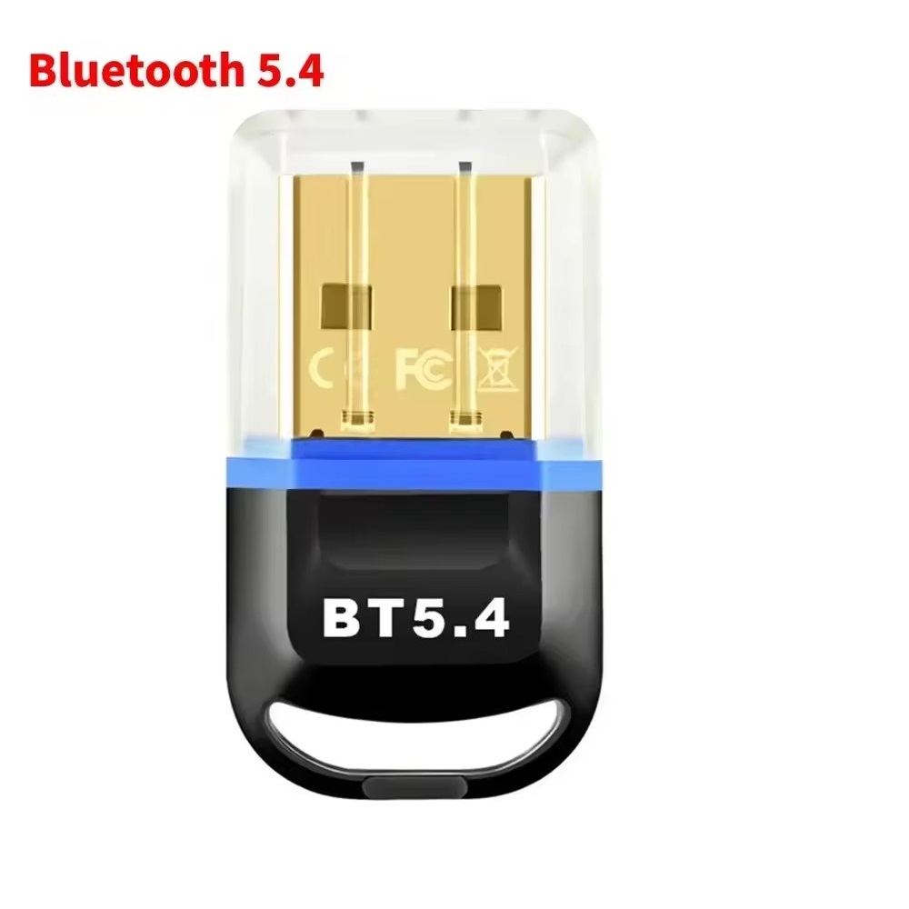 Bluetooth Adapter for Pc Usb Bluetooth 5.4 Dongle Receiver for Speaker Mouse Keyboard Music Audio Transmitter: Default Title