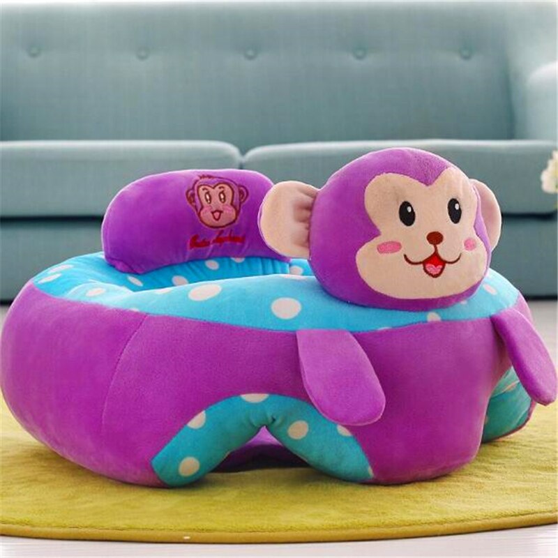 Canape-Silla de bebé de prevención de caída, cómoda silla de bebé con relleno, asiento de silla de bebé: D