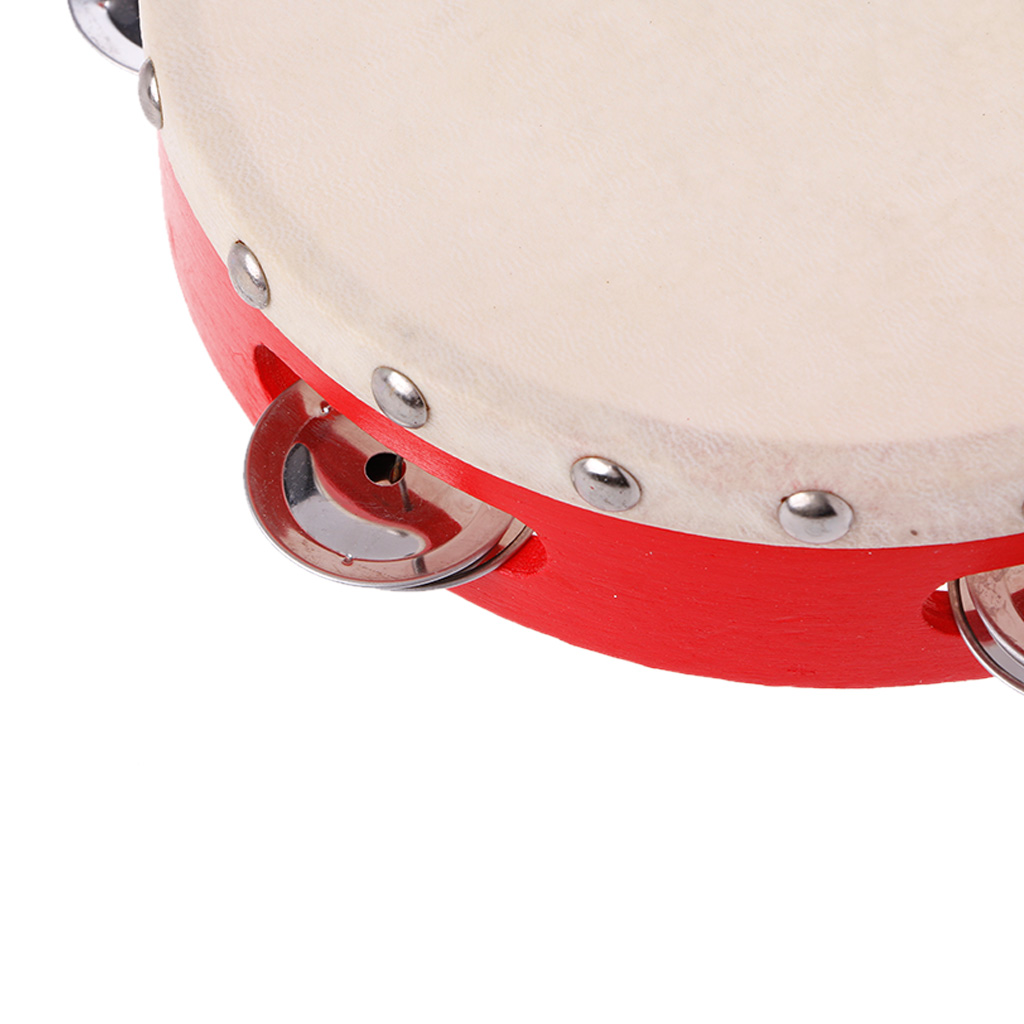 Tambourine Drum Hand Held Bell Percussion Tambourines Bells Jingles Musical Toy