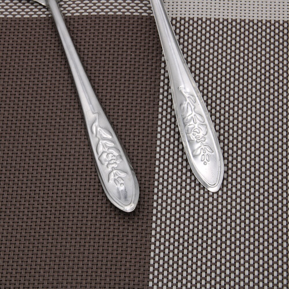 Visual Touch Kitchen Soup Spoon Stainless Steel Spoon Handle Flatware Ice Cream Tools Kitchen Gadget Eco Friendly