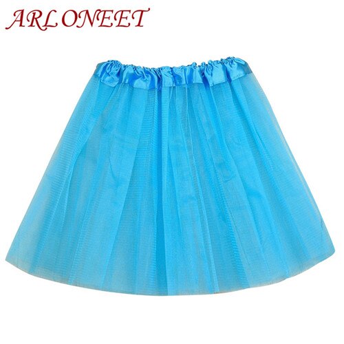 ARLONEET Tutu Skirt Girls Kids Baby Dance Solid Elastic Tutu Skirt Pettiskirt Ballet Fancy Costume 2-8 Years Girl clothes 30#