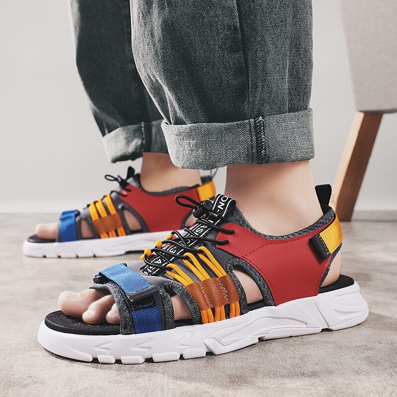 sandal slippers leather slides sandel man cork heren rubber flip classic para italian outdoor garden flops sandali for ete men